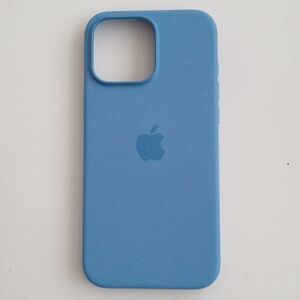 Apple Blue Silicone iPhone Case
